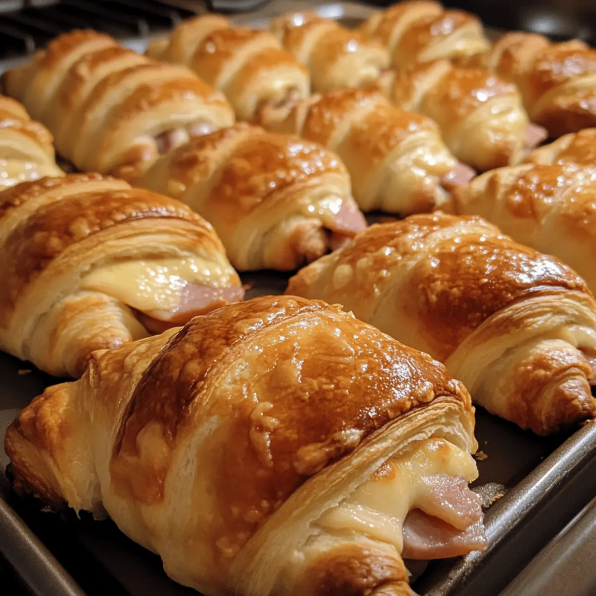 Ham and Cheese Crescent Rolls