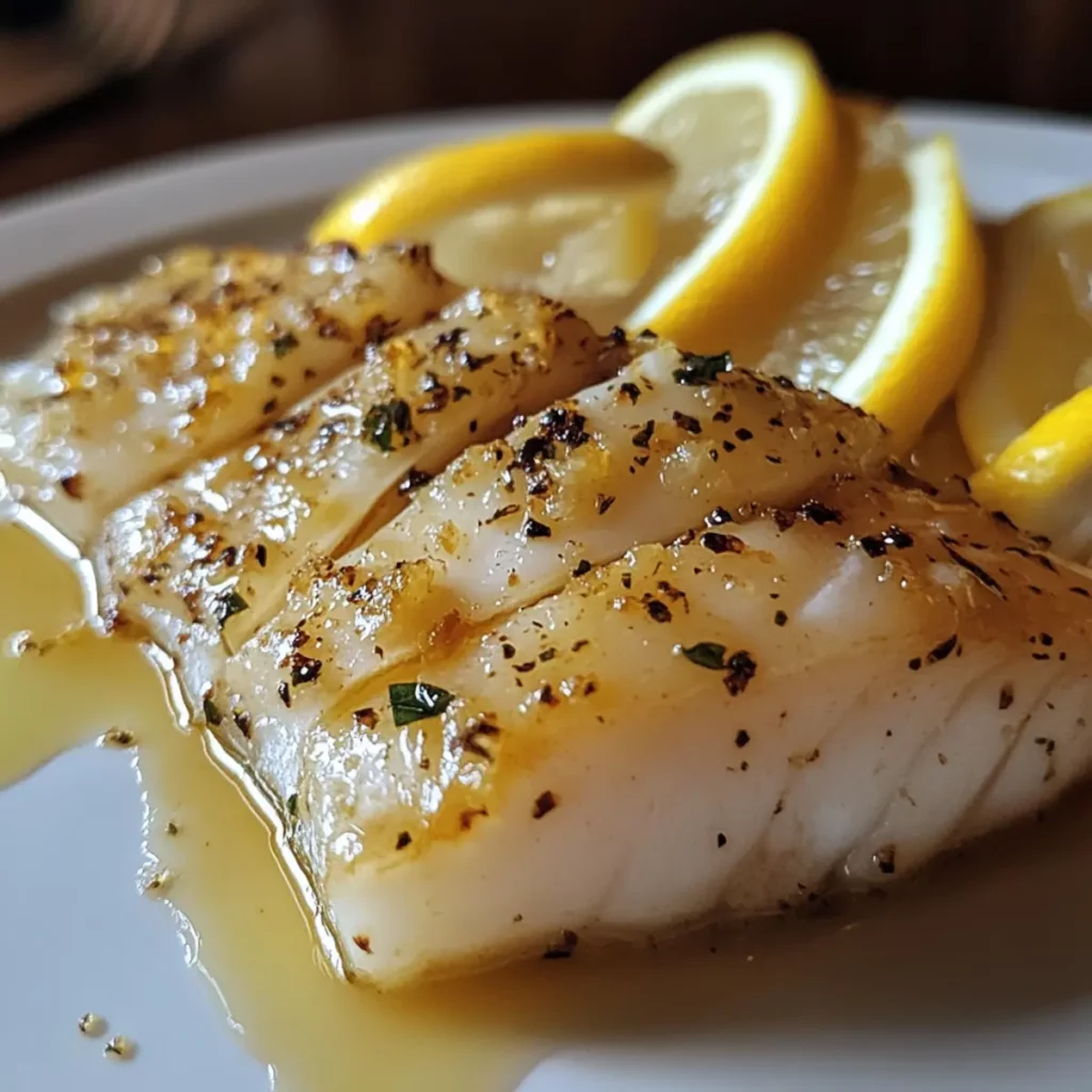 Lemon Garlic White Fish